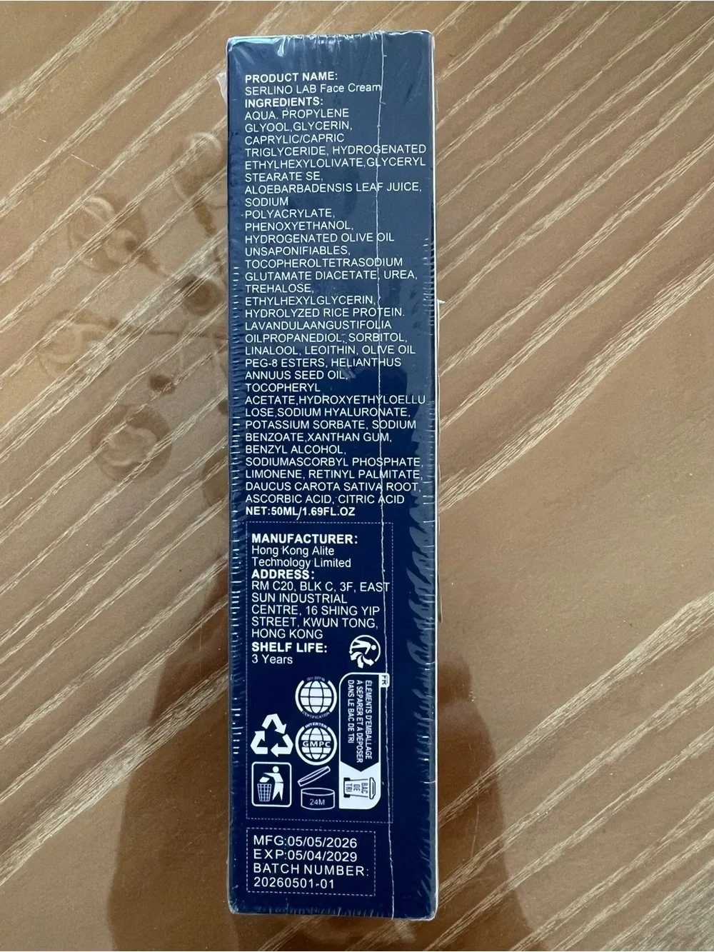 Serlino LabNight Face Cream for Men